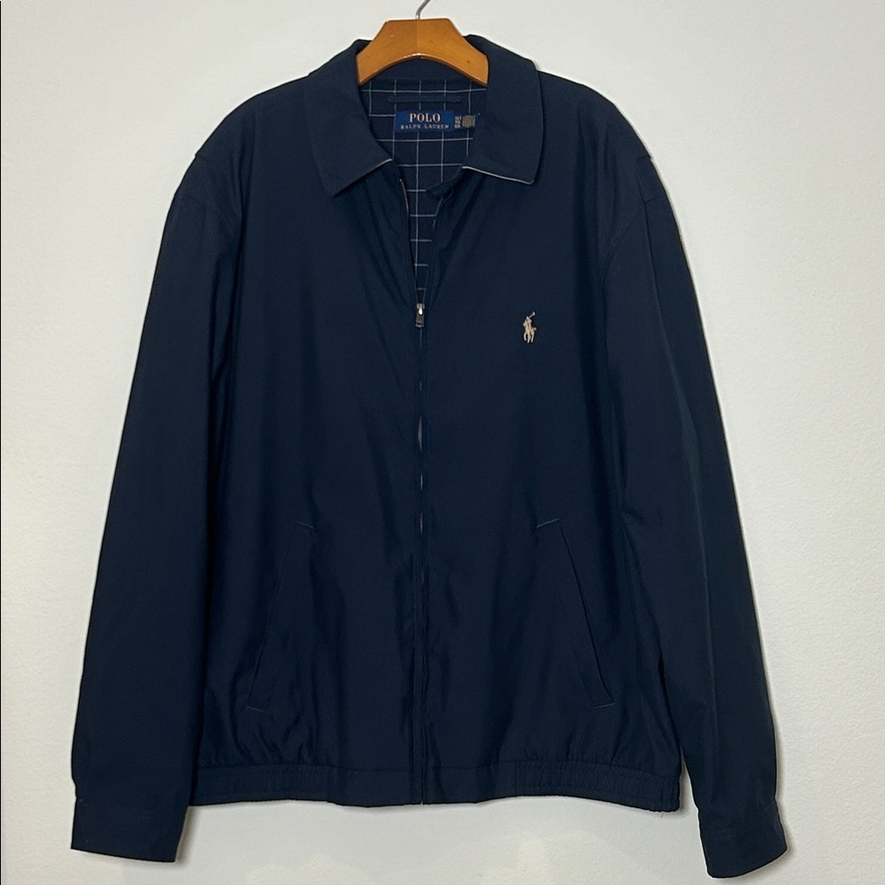 Polo Ralph Lauren Classic Bi-Swing Bomber Jacket Navy Blue XL